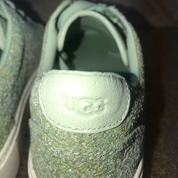 🆕 UGG Zilo Mint Glitter Sneakers Size 8-Holiday New Year’s Eve - Picture 8 of 11